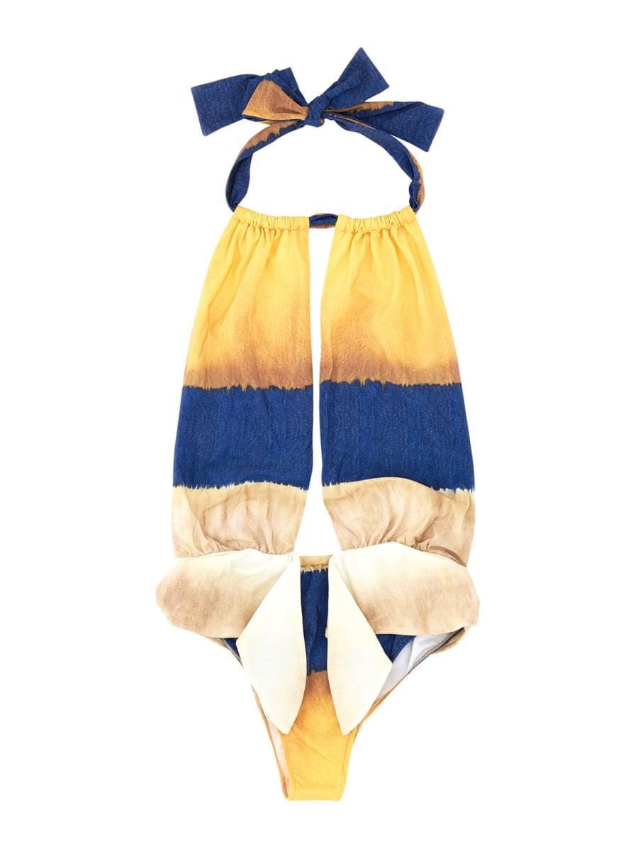 Alberta Ferretti Women One Piece Swimsuit With Tie Dye Print ALBERTA FERRETTI