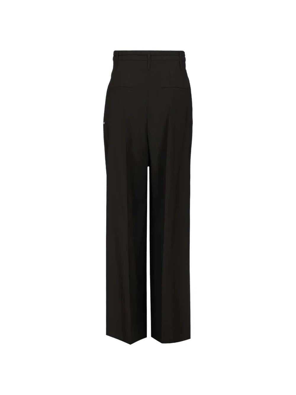 Sportmax Women Wide-Leg Trousers In Stretch Wool SPORTMAX