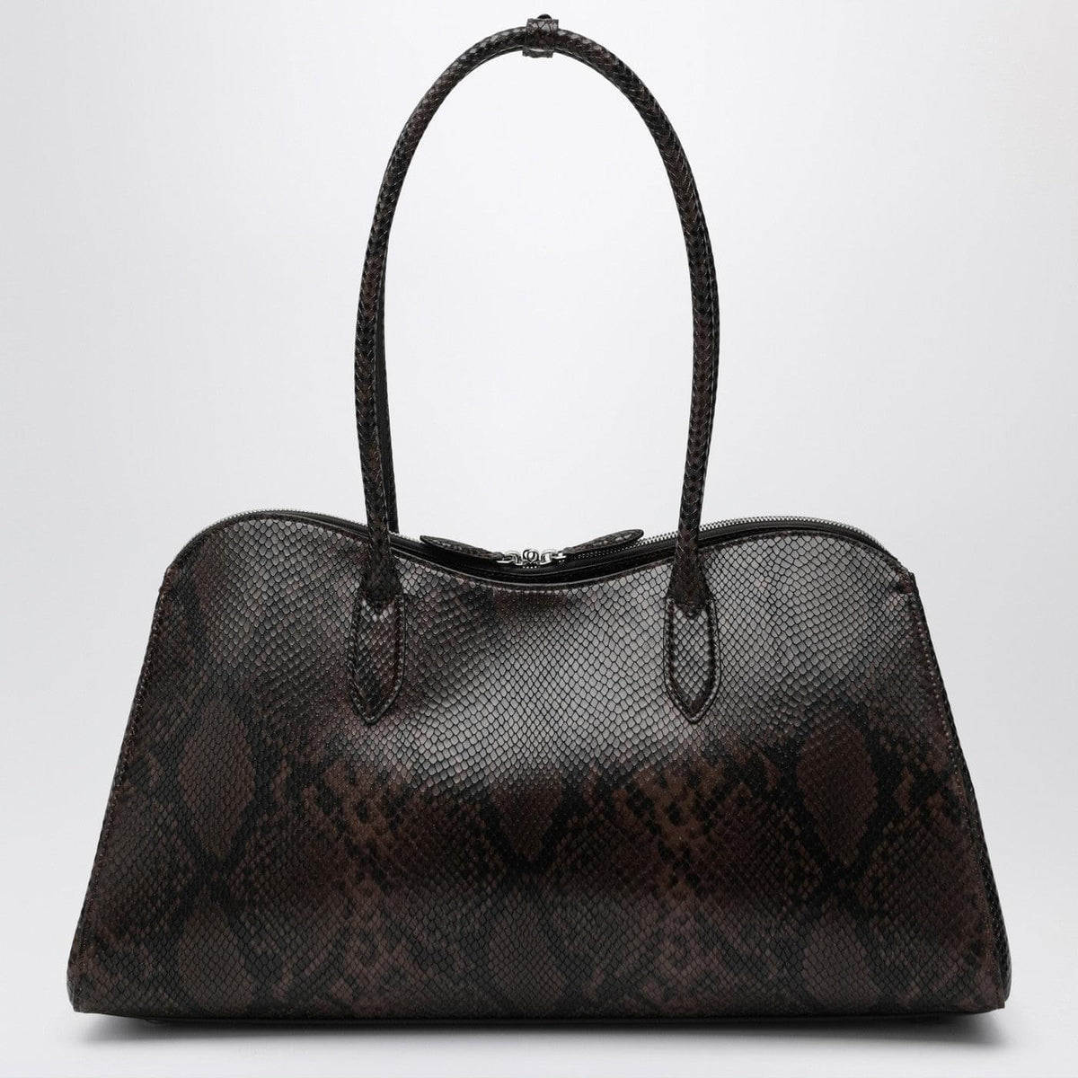 Stella Mccartney Espresso Snake-Effect Ryder Tote Bag Women STELLA MCCARTNEY
