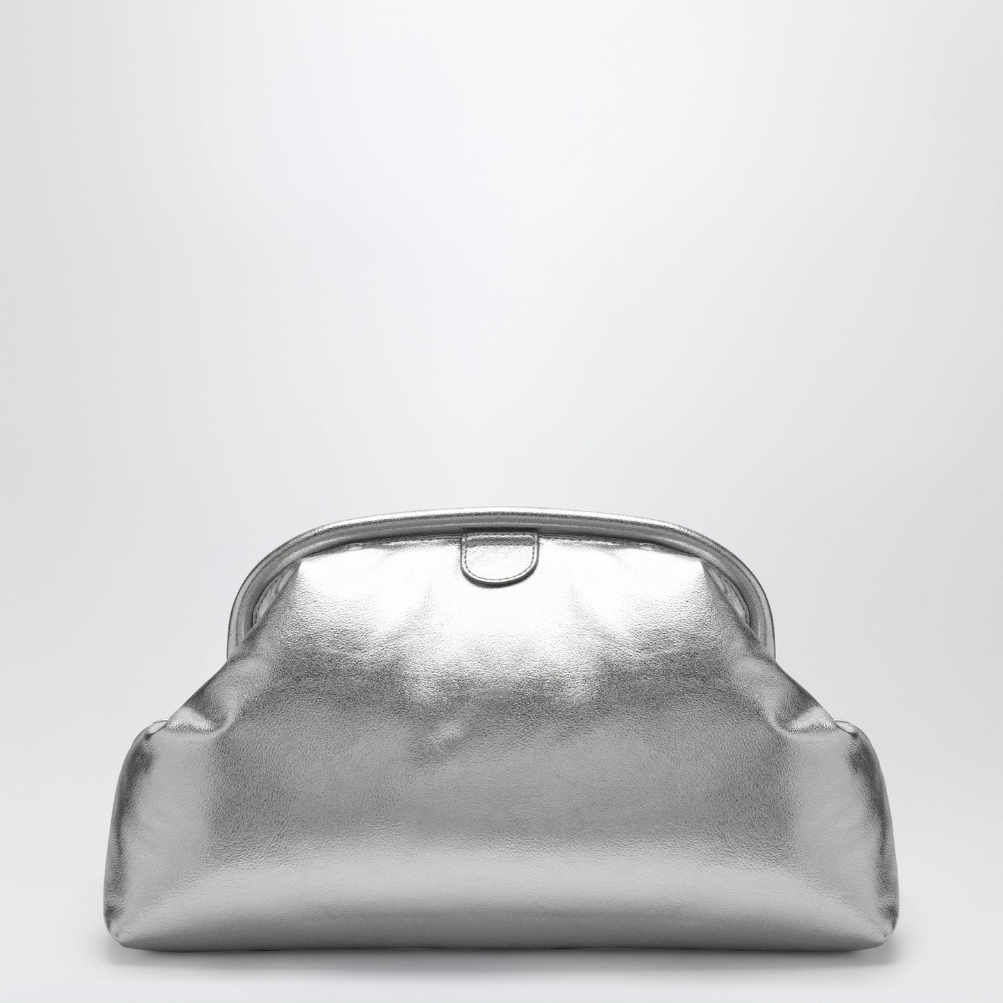 Stella Mccartney Silver Metallic Padded Falabella Clutch Women STELLA MCCARTNEY