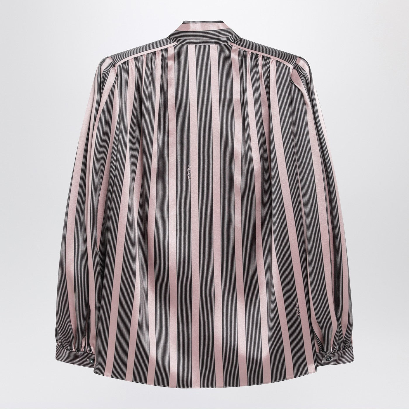 Valentino Striped Crepe De Chine Shirt Women VALENTINO