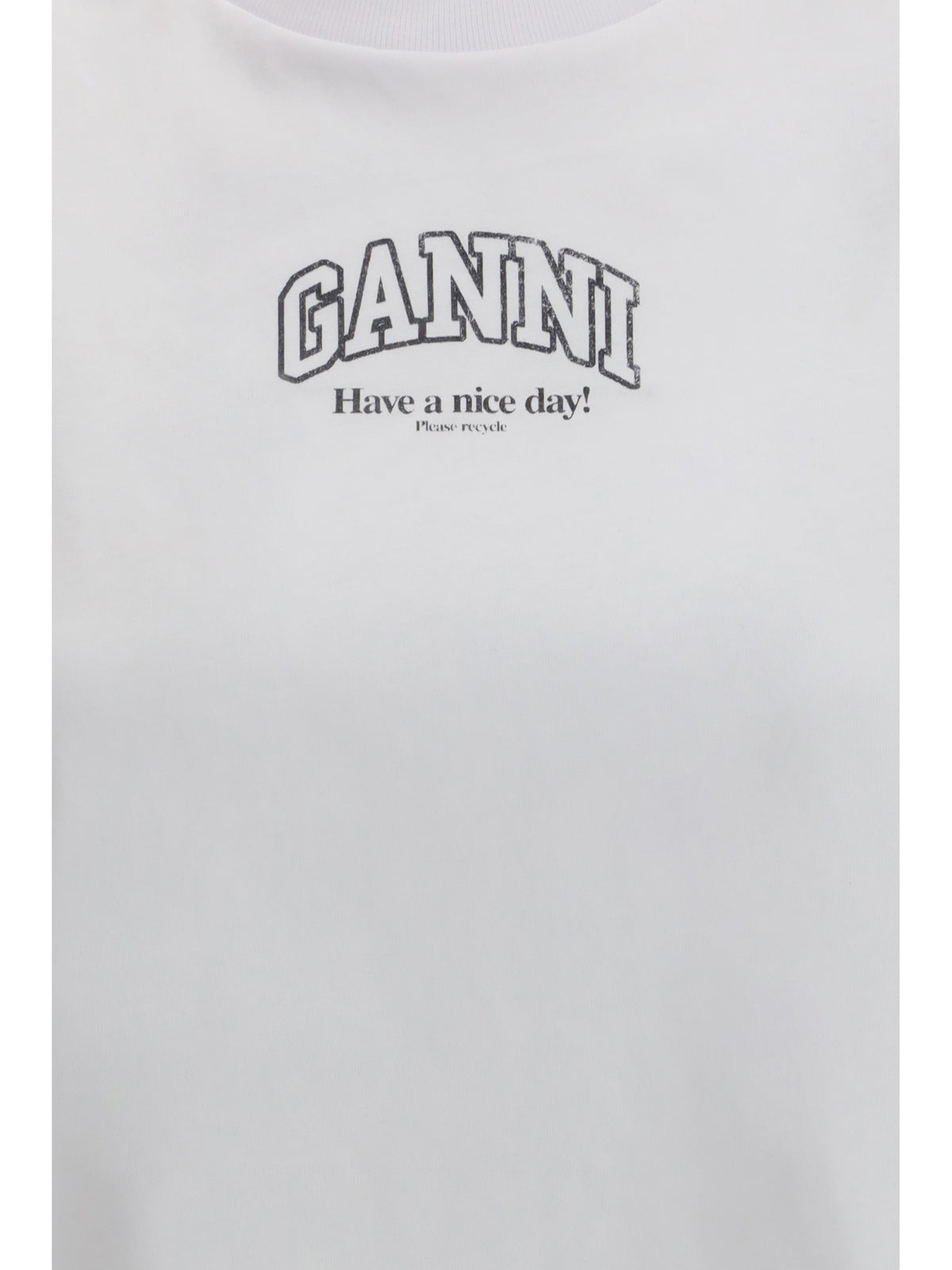 Ganni Women Crewneck T-Shirt GANNI