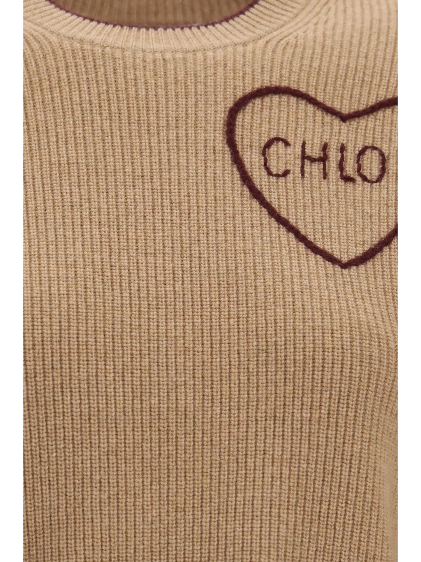 Chloé Women Heart-Logo Sweater CHLOE