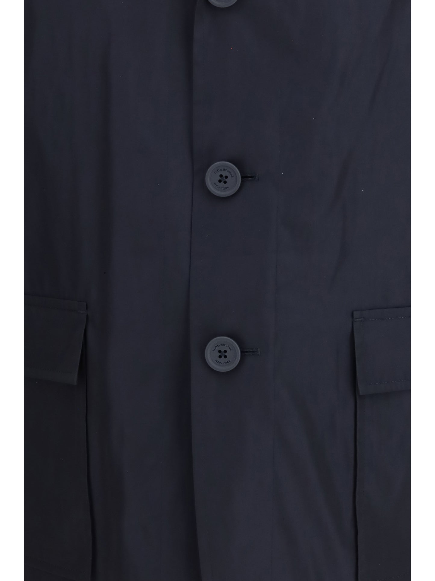 Thom Browne Men Packable Logo Print Jacket THOM BROWNE