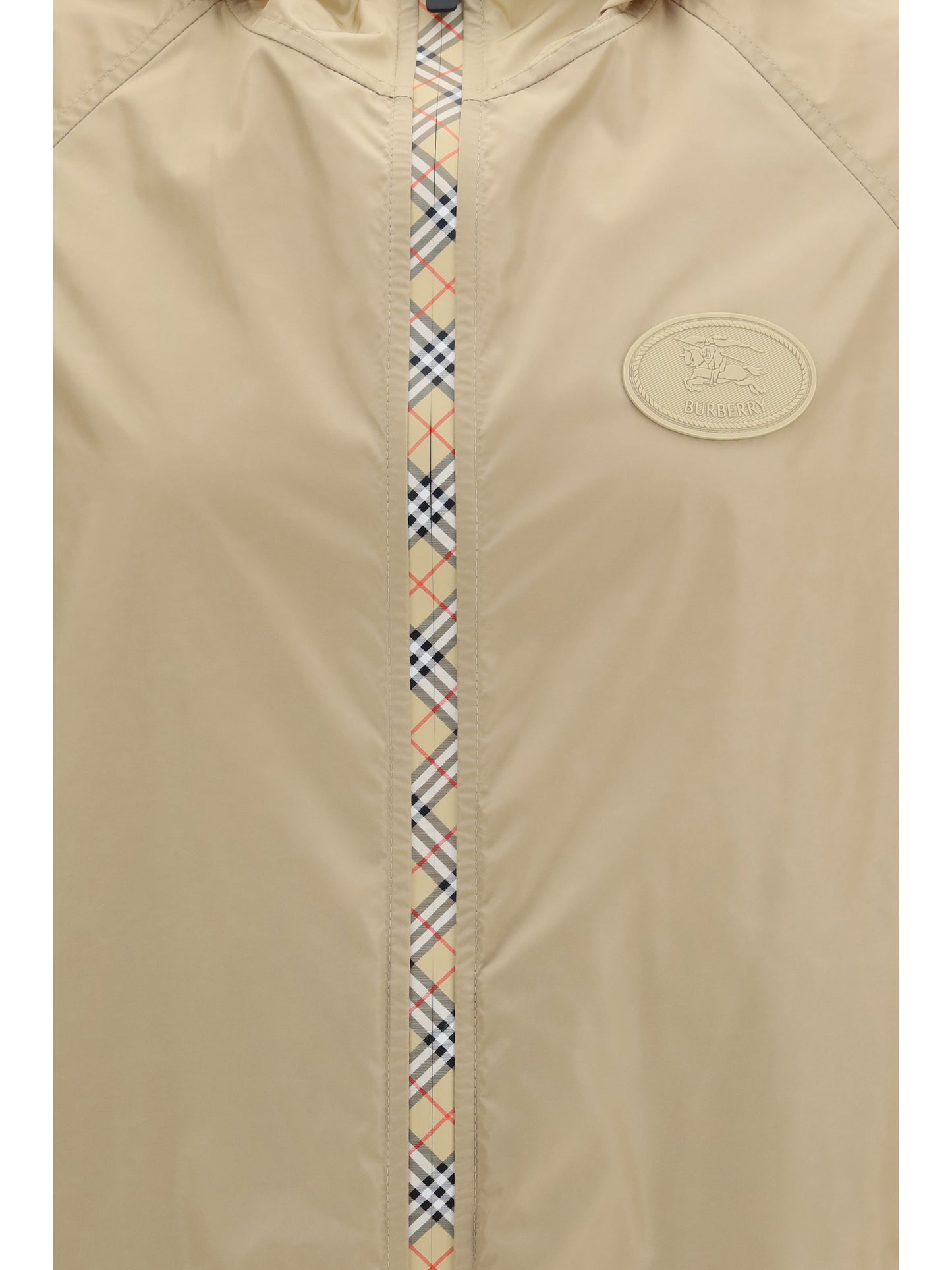 Burberry Men Nylon Hooded Jacket BURBERRY