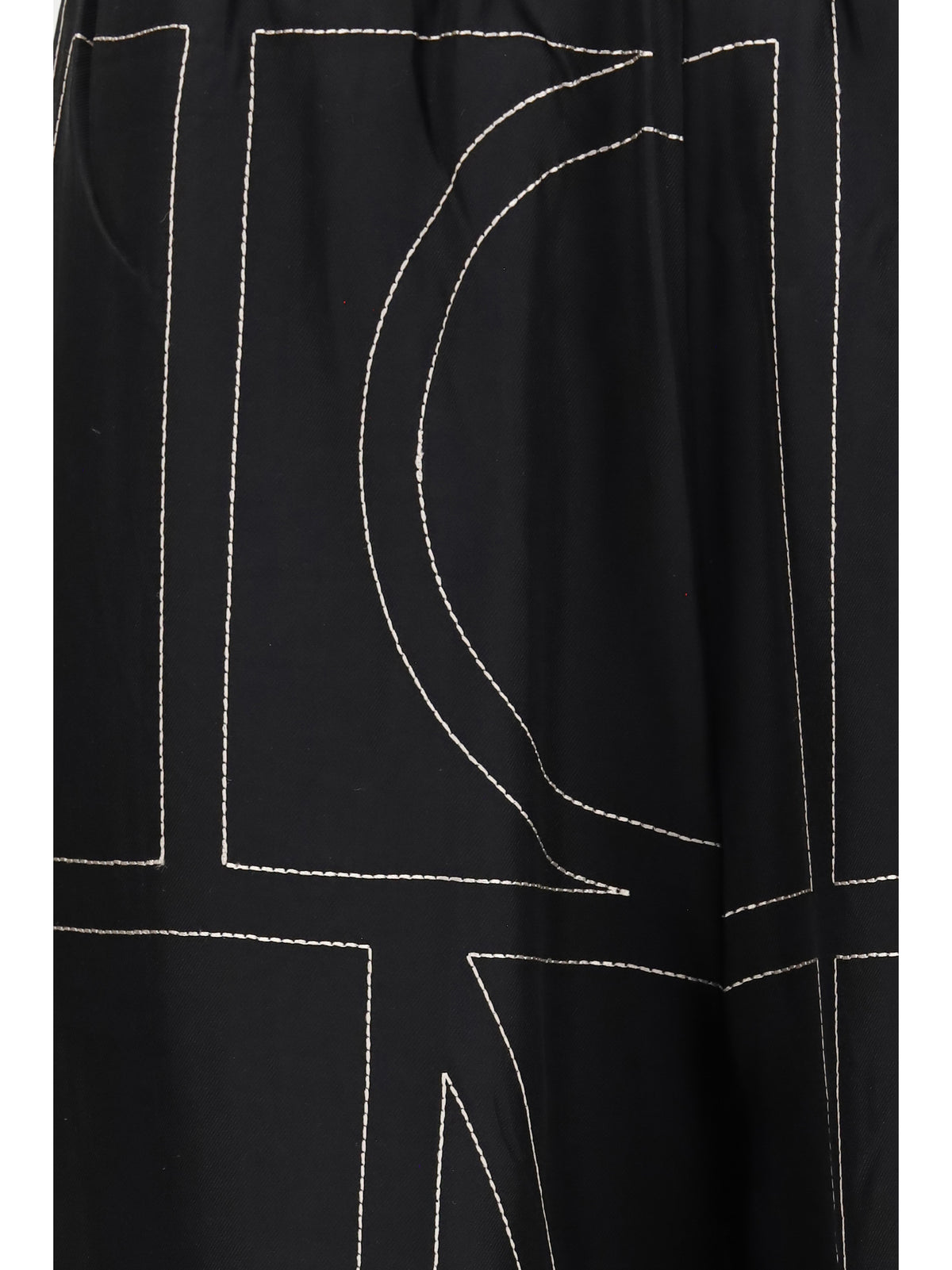 Toteme Women Silk Monogram Pants