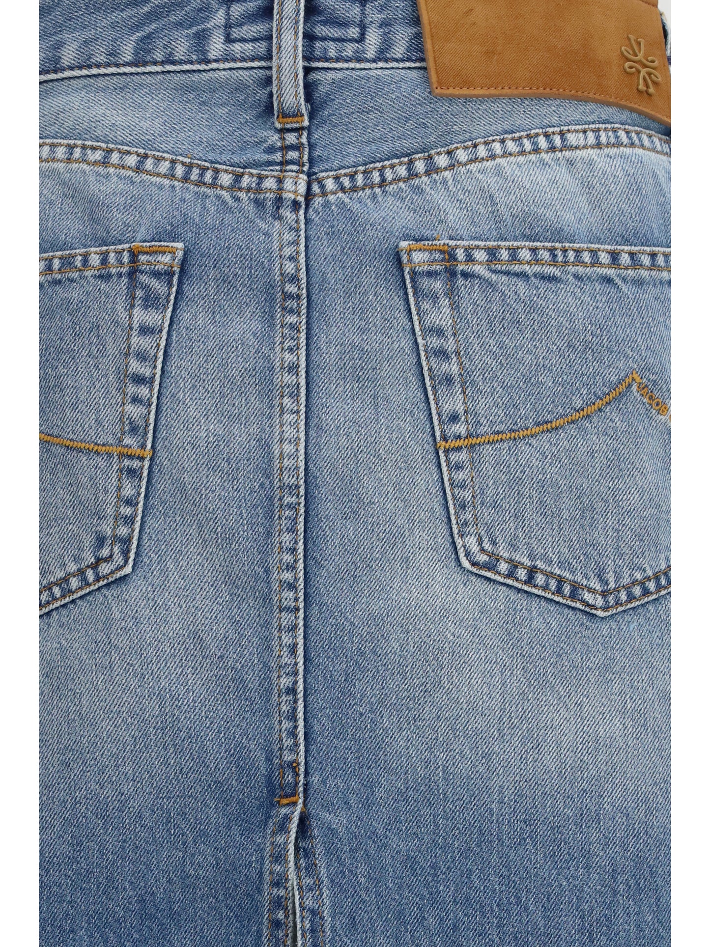 Jacob Cohen Women Denim Midi Skirt JACOB COHEN