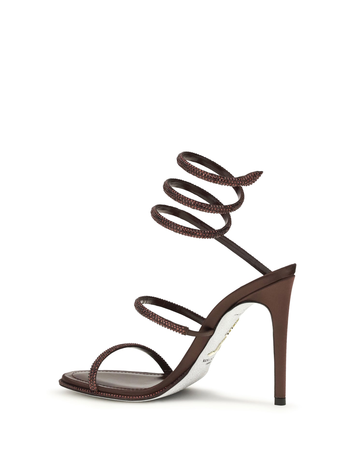 Rene Caovilla Women Cleo Sandals In Satin RENE CAOVILLA
