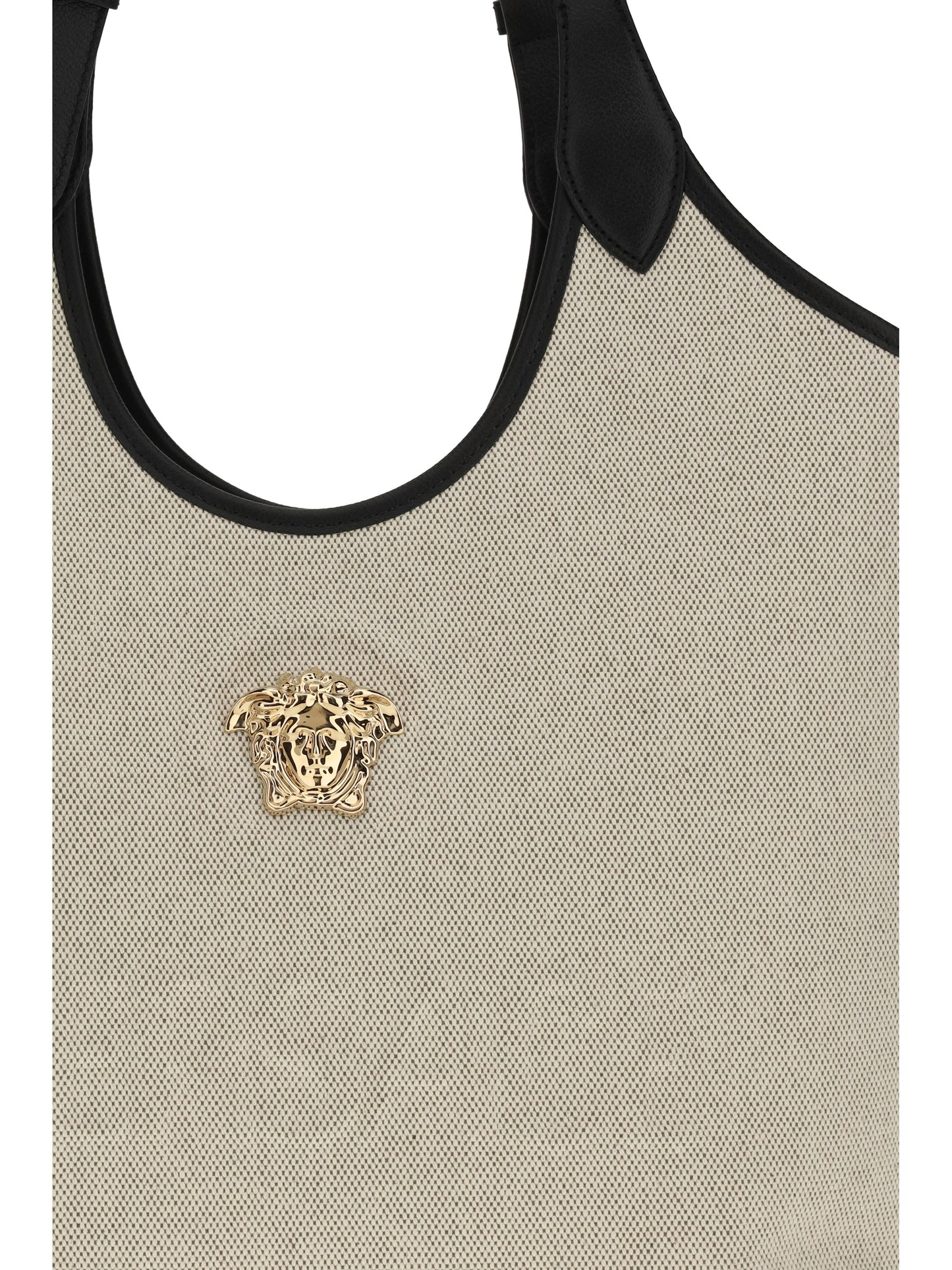 Versace Women Tote Fabric Calf Leather VERSACE