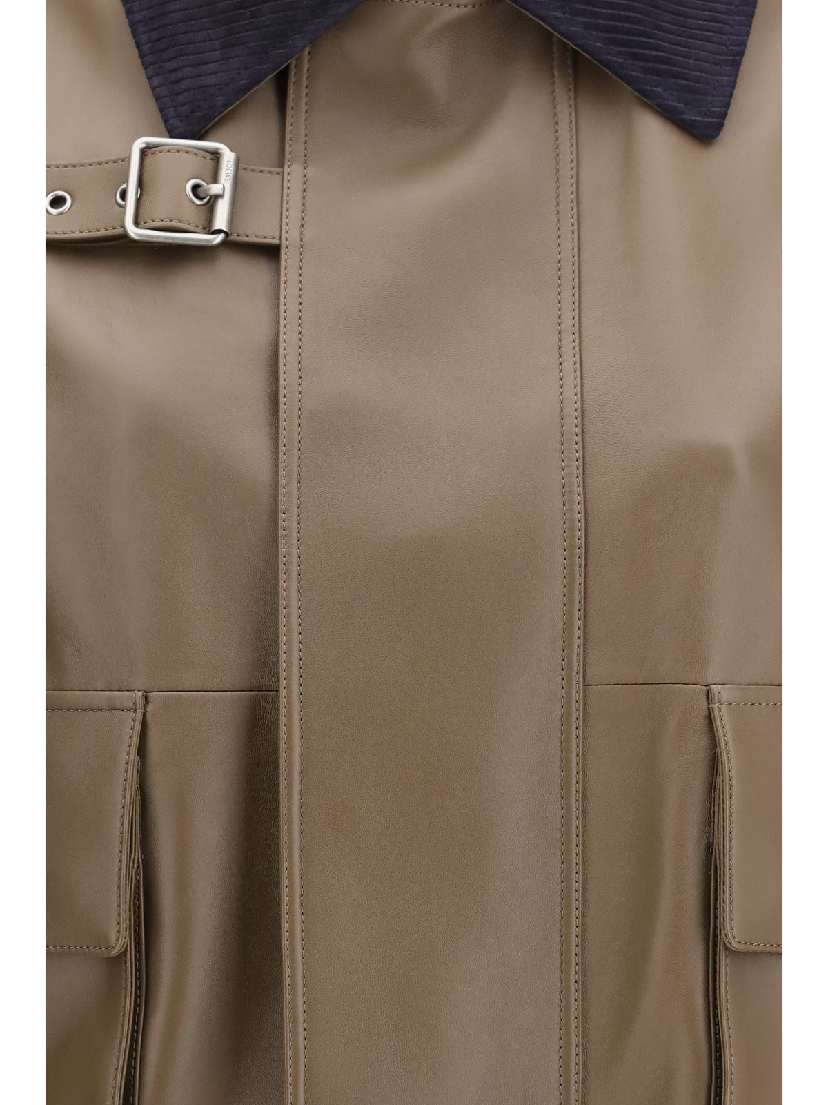 Loewe Women Cropped Nappa Leather Jacket LOEWE
