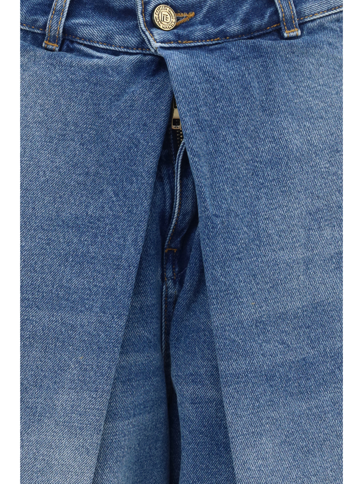 Balmain Women Barrel Denim Jeans BALMAIN