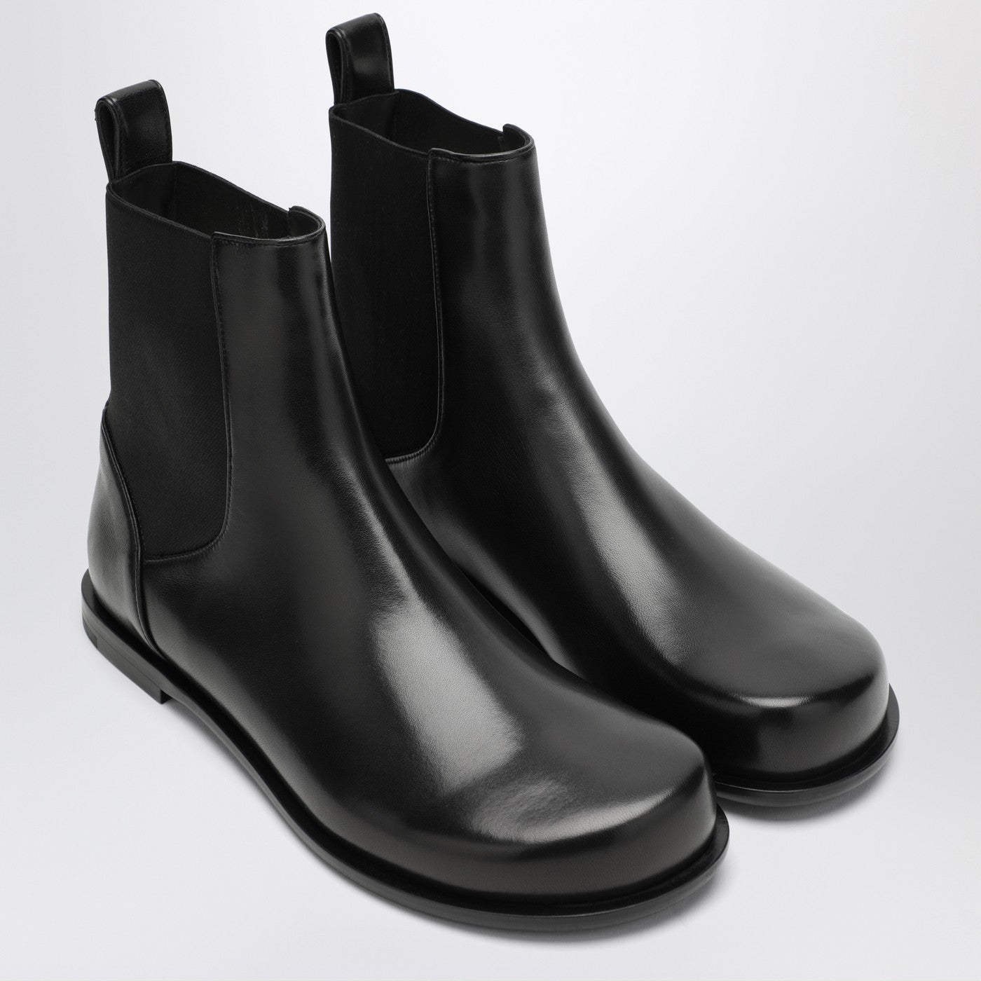 Fendi Black Ff Squared Chelsea Boots Men FENDI
