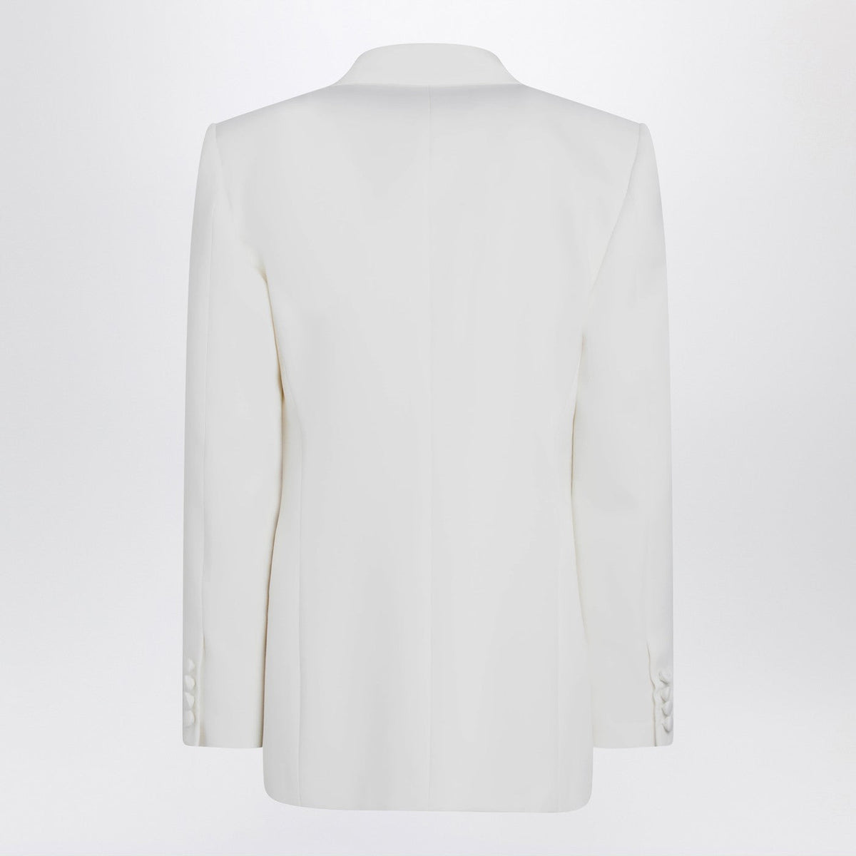 Valentino Milk-Colored Double-Breasted Jacket In Wool Men VALENTINO