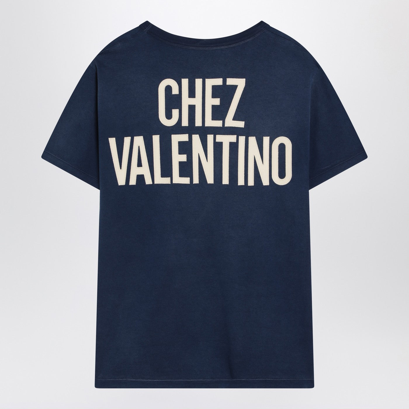 Valentino Blue T-Shirt Chez Valentino Men VALENTINO