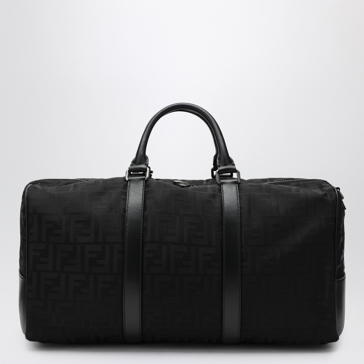 Fendi Black Ff Nylon Travel Bag Men FENDI