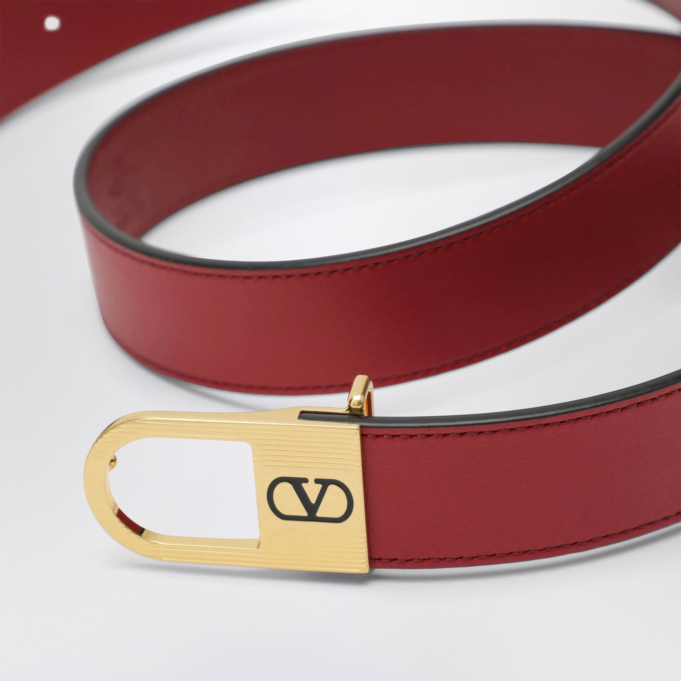 Valentino Garavani Volgo Signature Red Belt Women VALENTINO GARAVANI