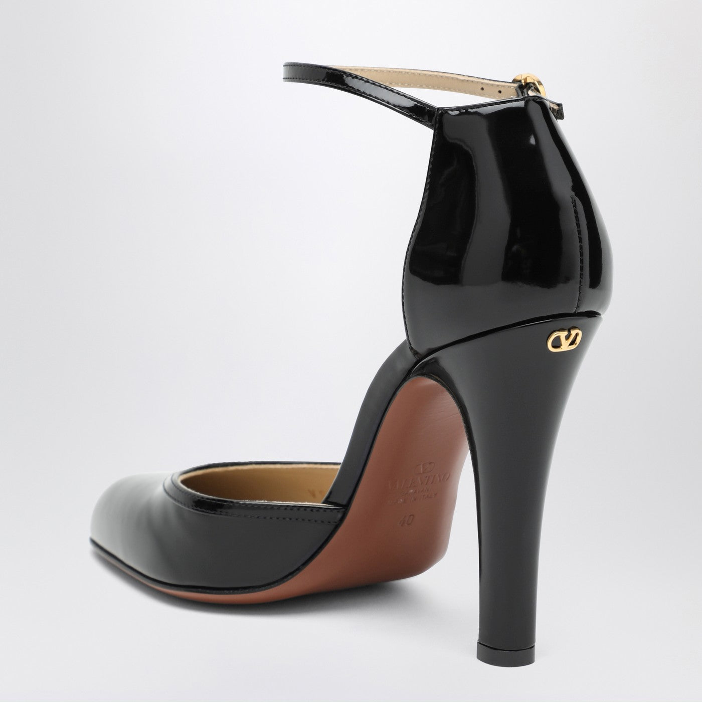 Valentino Garavani Hi Dolly Black Patent Leather Pumps Women VALENTINO GARAVANI