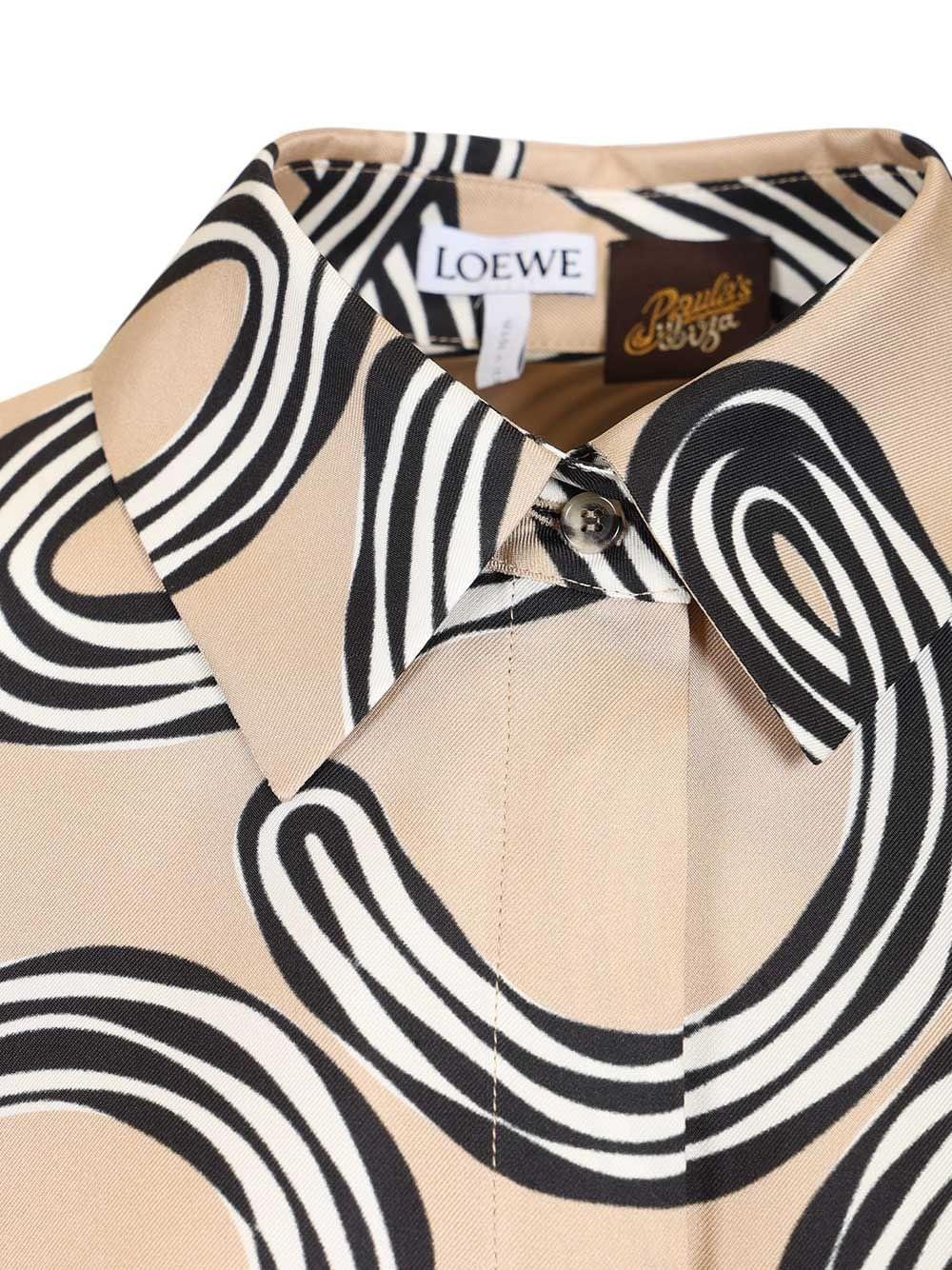 Loewe Paula's Ibiza Women Silk Balloon Shirt LOEWE