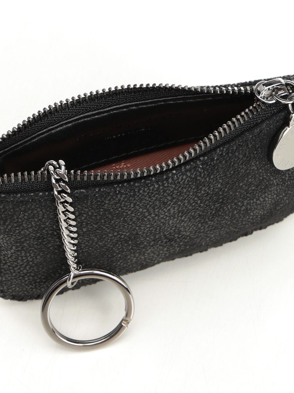 Stella Mccartney Women Falabella Zip Around Card Holder Keychain STELLA MCCARTNEY