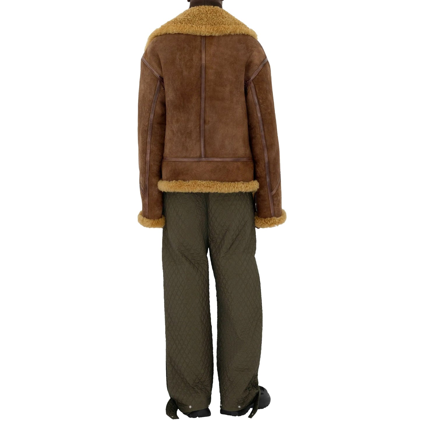 Burberry Quilted Pleated Pants Men BURBERRY
