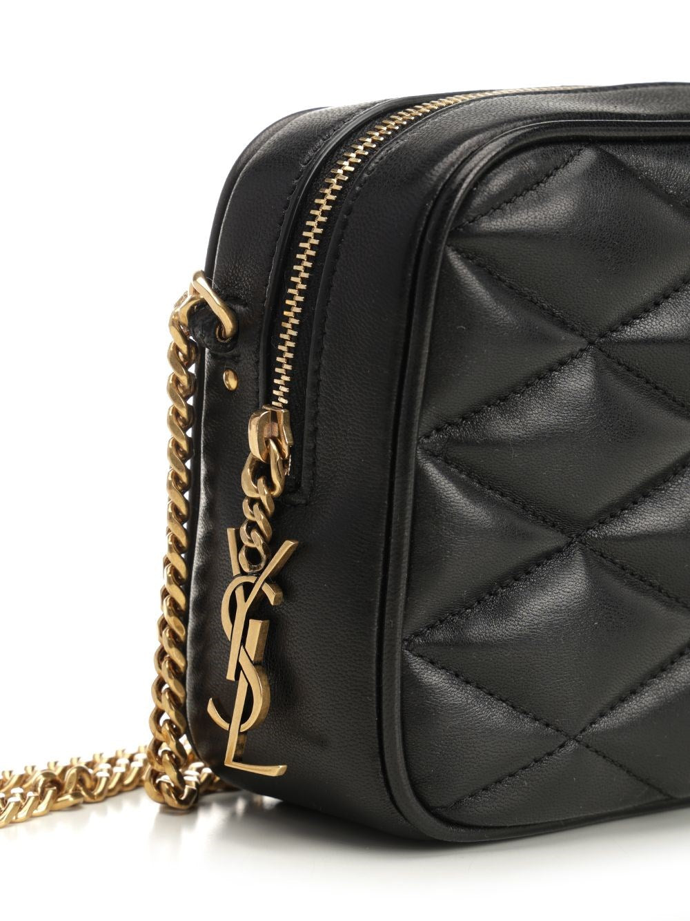 Saint Laurent Women Quilted Leather Camera Bag SAINT LAURENT