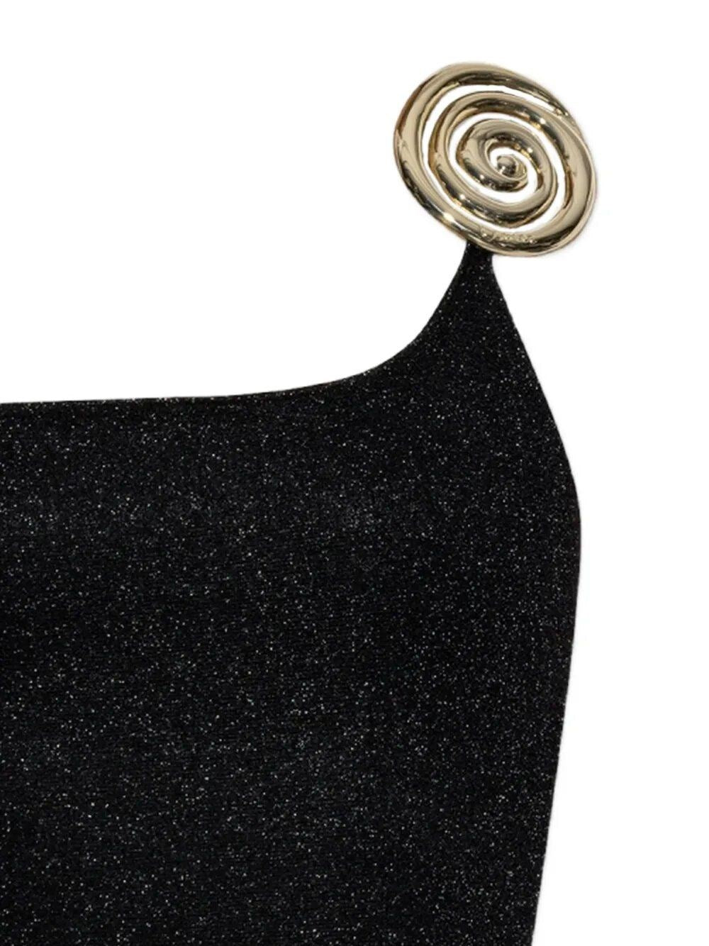 Oseree Women Spiral One-Shoulder Swimsuit OSEREE