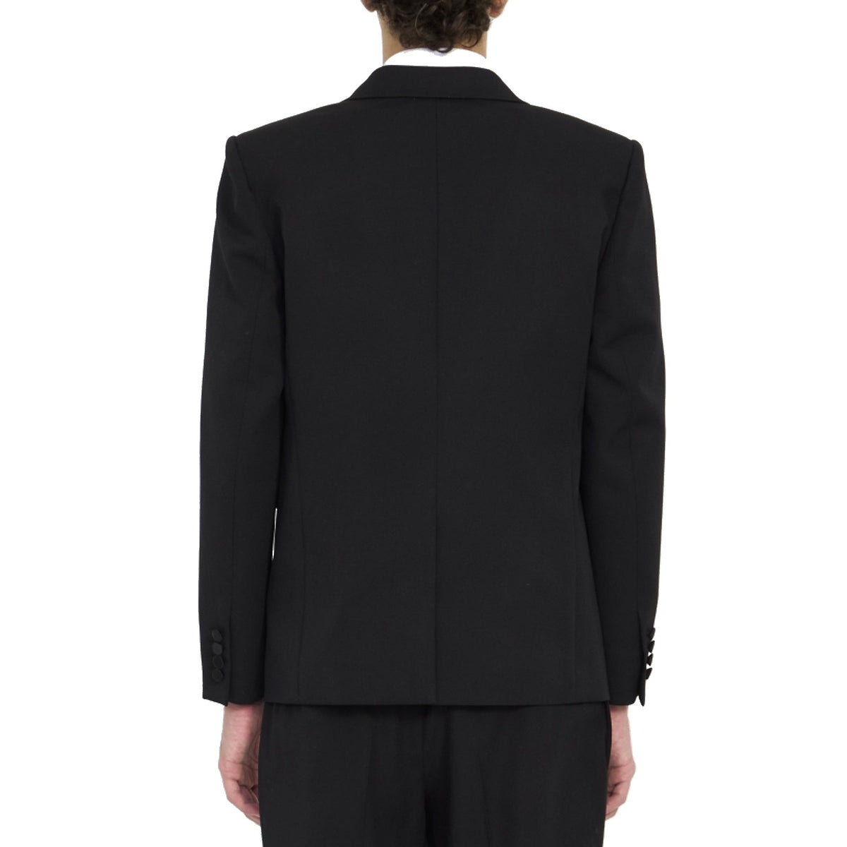 Saint Laurent Grain De Poudre Smoking Jacket Men SAINT LAURENT