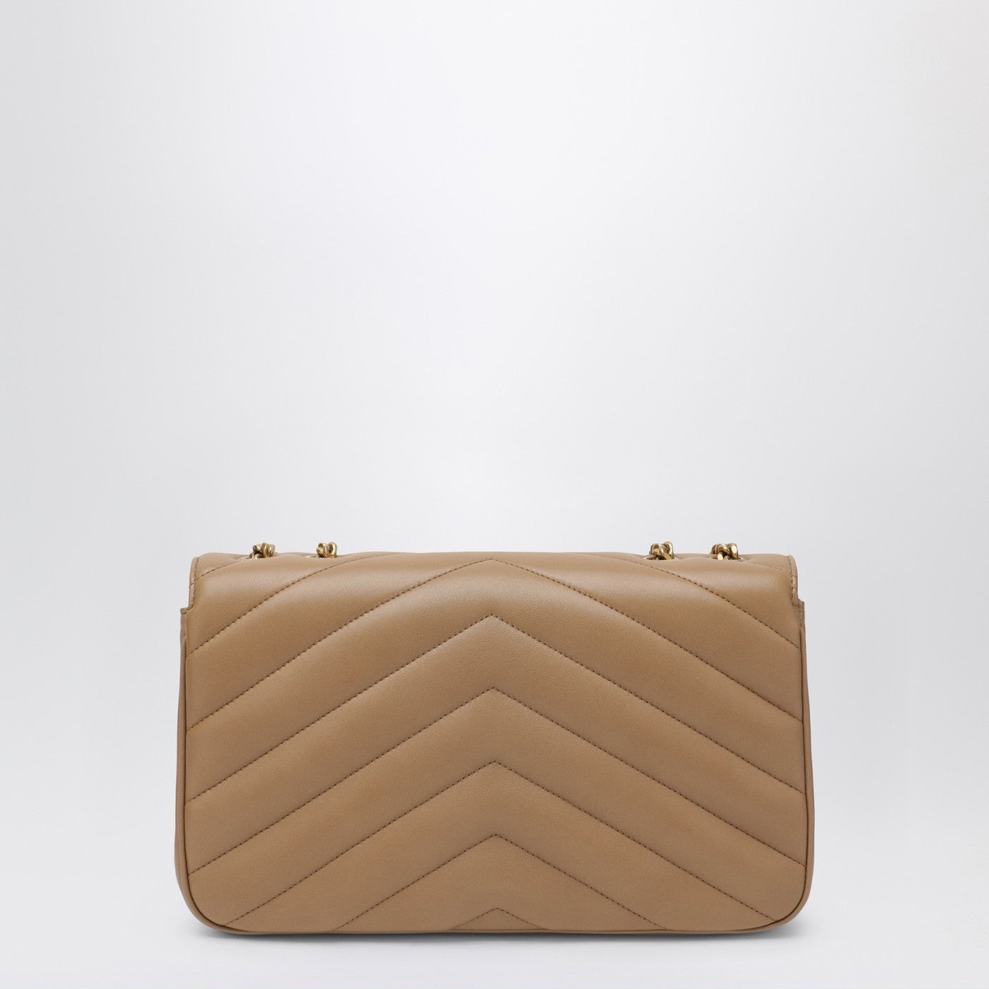 Saint Laurent Medium Light Brown Loulou Leather Bag Women SAINT LAURENT