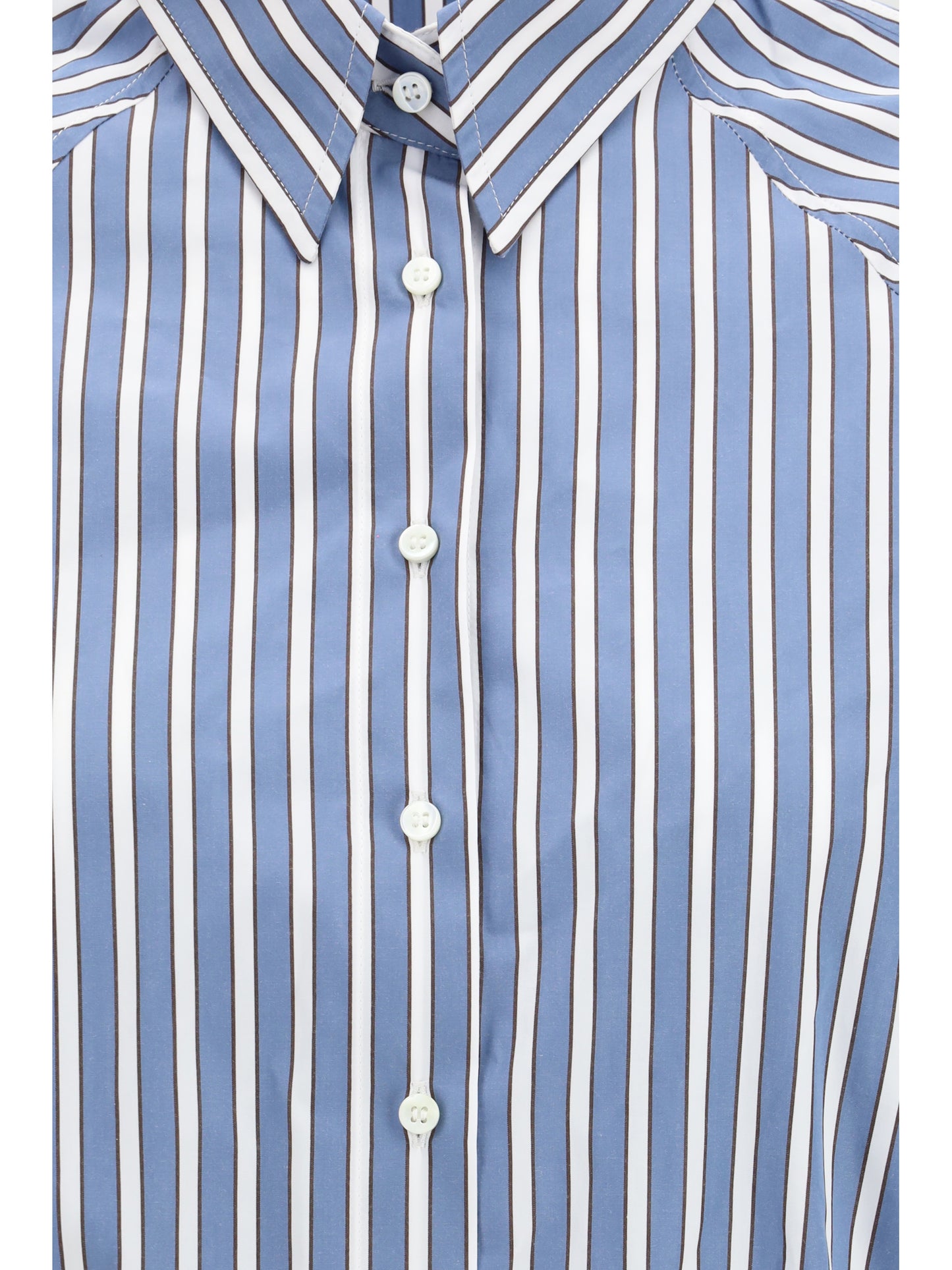 Brunello Cucinelli Women Shadow Stripe Poplin Shirt BRUNELLO CUCINELLI