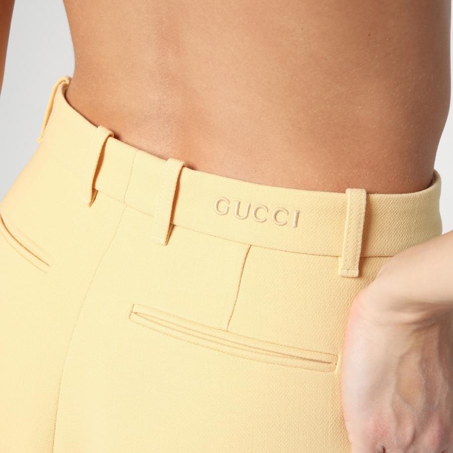 Gucci Women Coloured Wool Crepe Trousers GUCCI