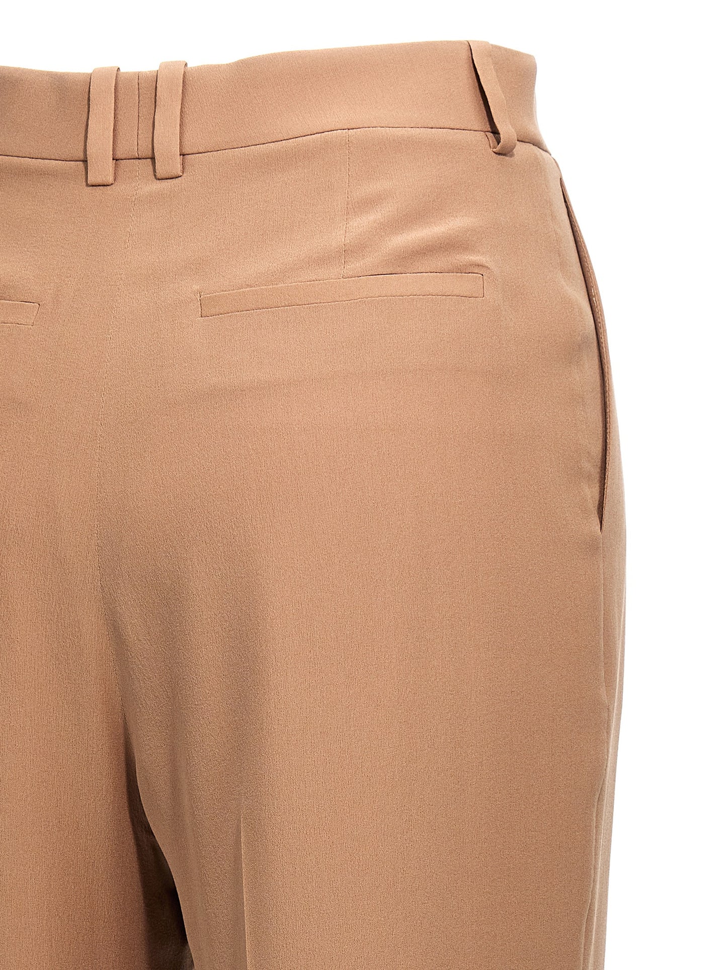 Saint Laurent Women Crepe Silk Pants SAINT LAURENT