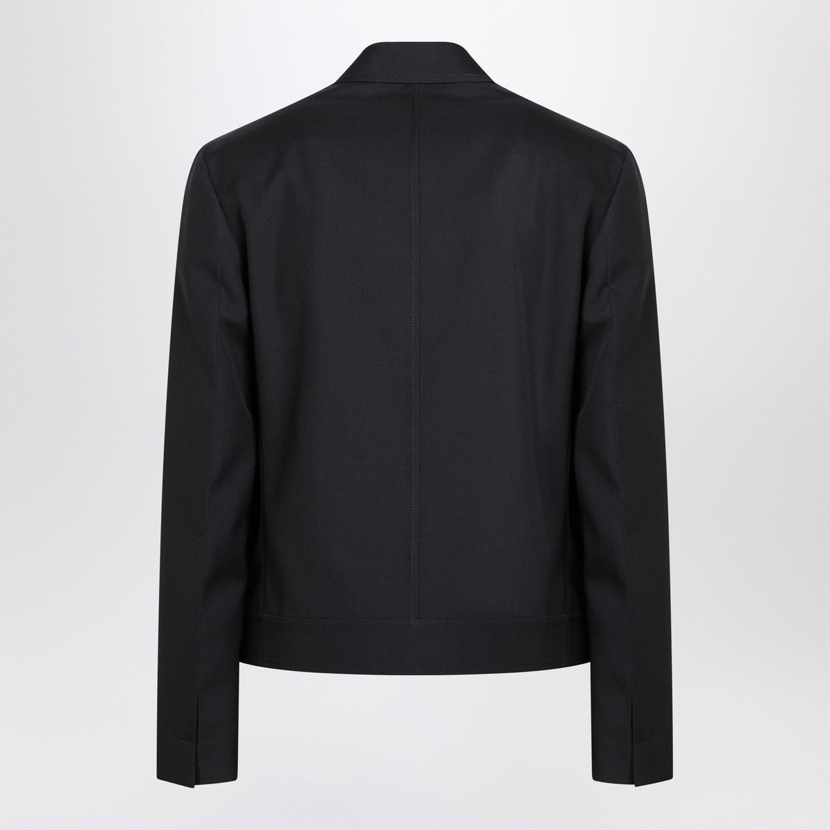 Gucci Dark Grey Jacket In Wool Gabardine Men GUCCI