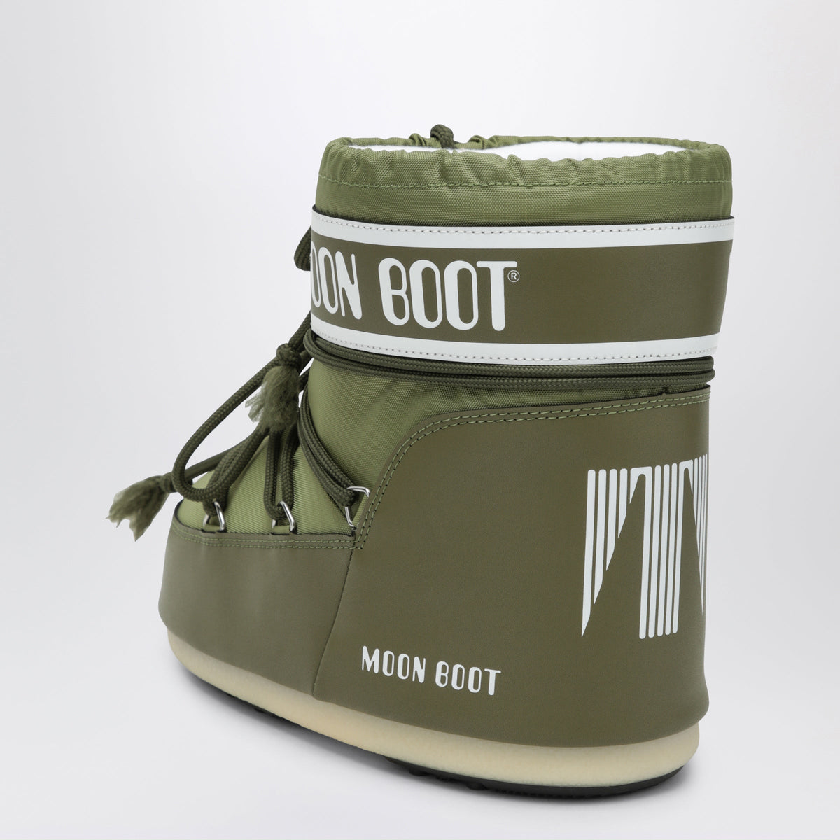 Moon Boot Khaki Icon Low Boot In Nylon Women MOON BOOT