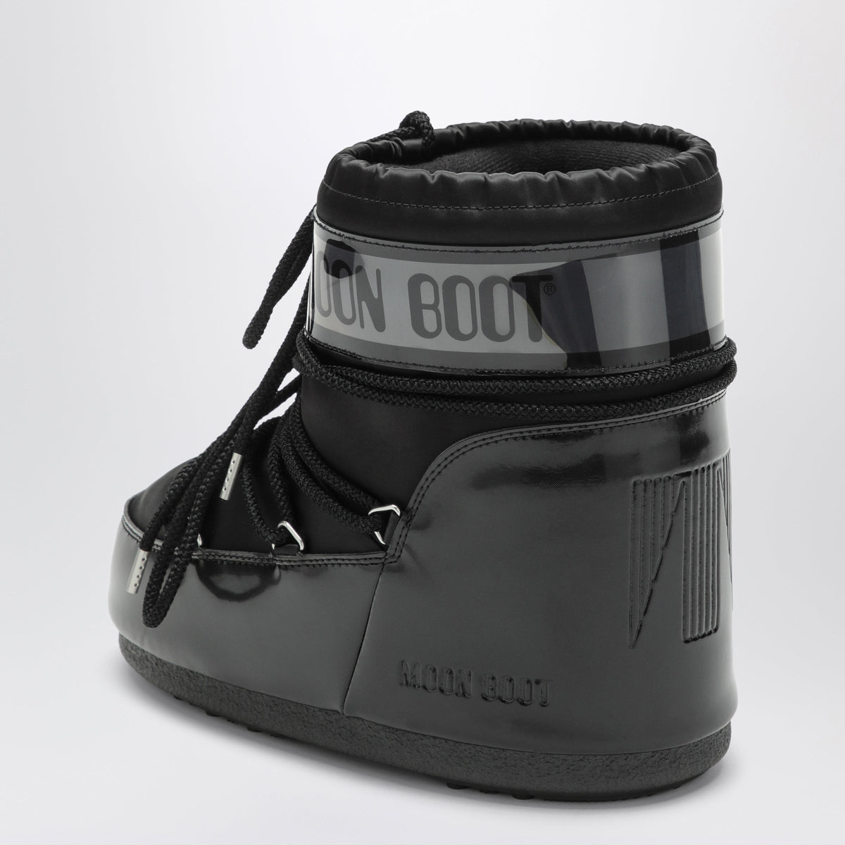 Moon Boot Black Icon Low Glance Boots Women.