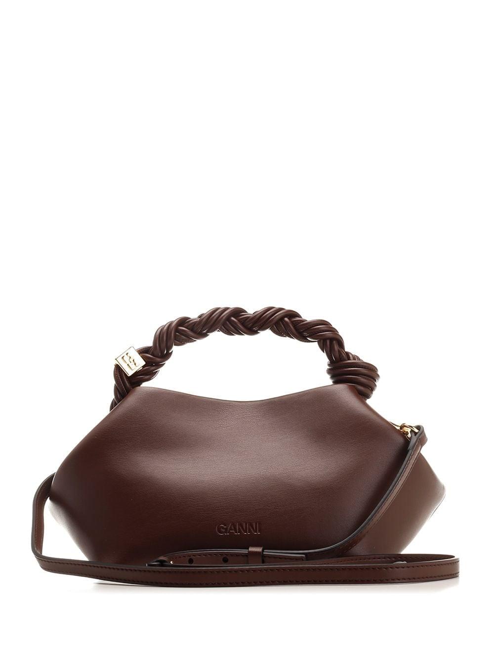 Ganni Women "Bou" Recycled Leather Handbag GANNI