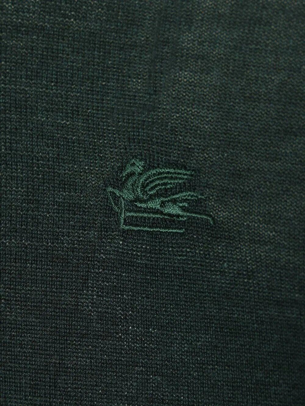 Etro Men Wool And Silk Polo Shirt ETRO
