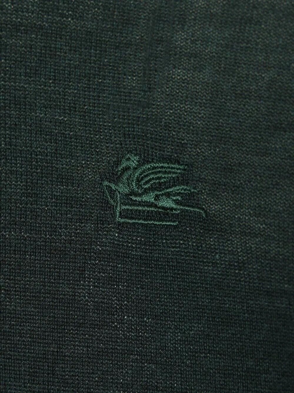 Etro Men Wool And Silk Polo Shirt ETRO