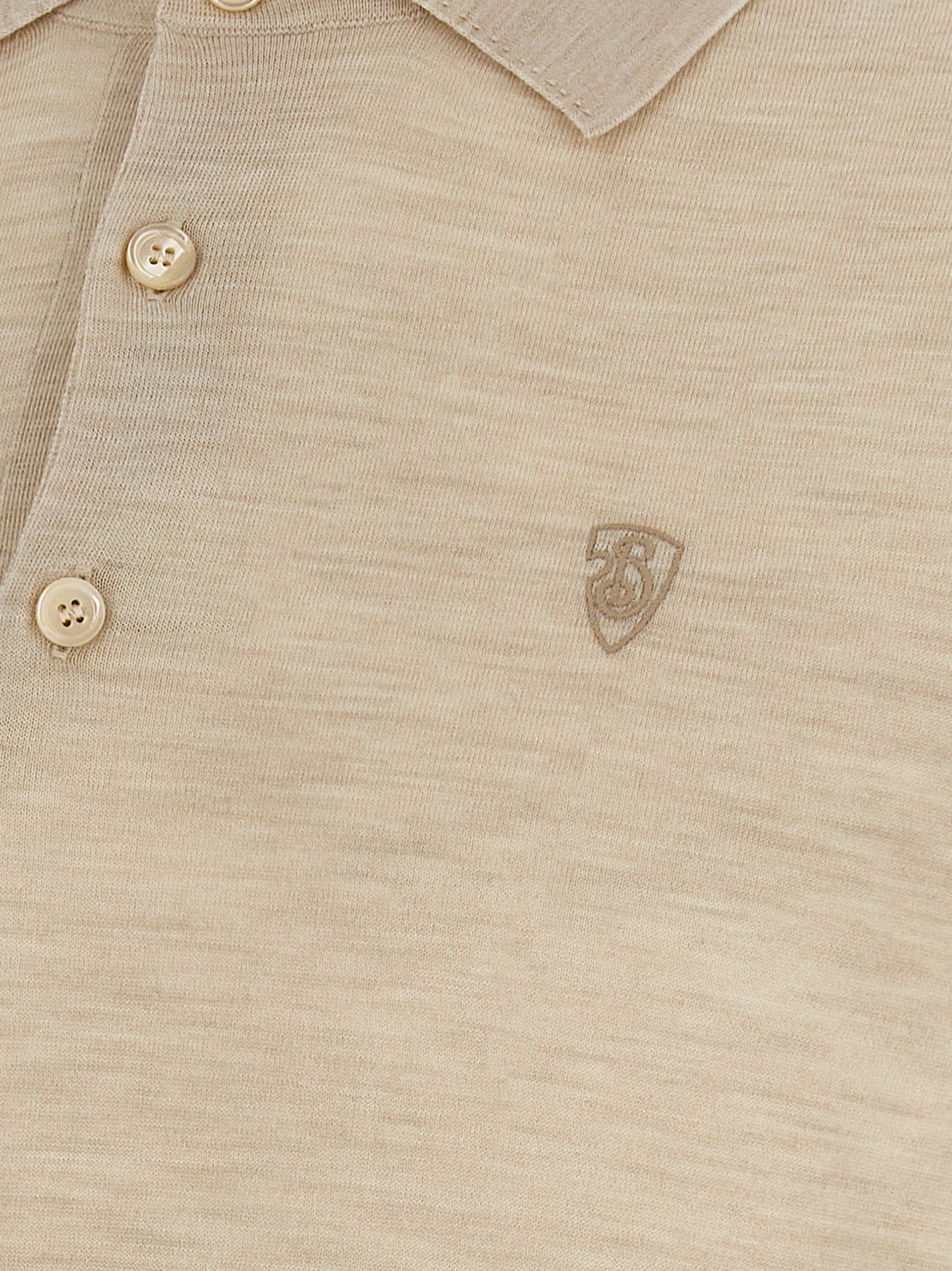 Burberry Men Wool Polo Shirt BURBERRY
