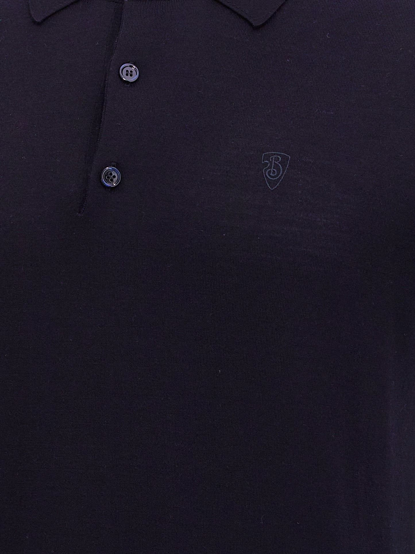 Burberry Men Wool Polo Shirt BURBERRY