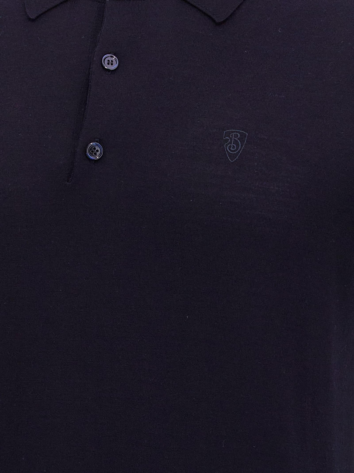 Burberry Men Wool Polo Shirt BURBERRY