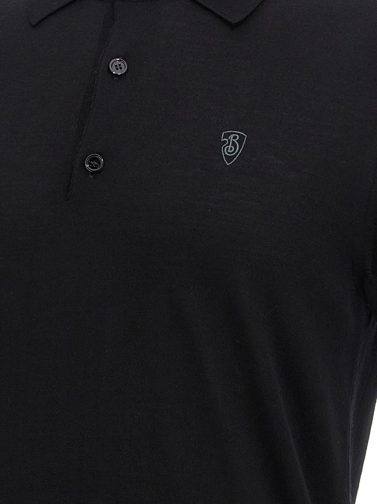 Burberry Men Wool Polo Shirt BURBERRY