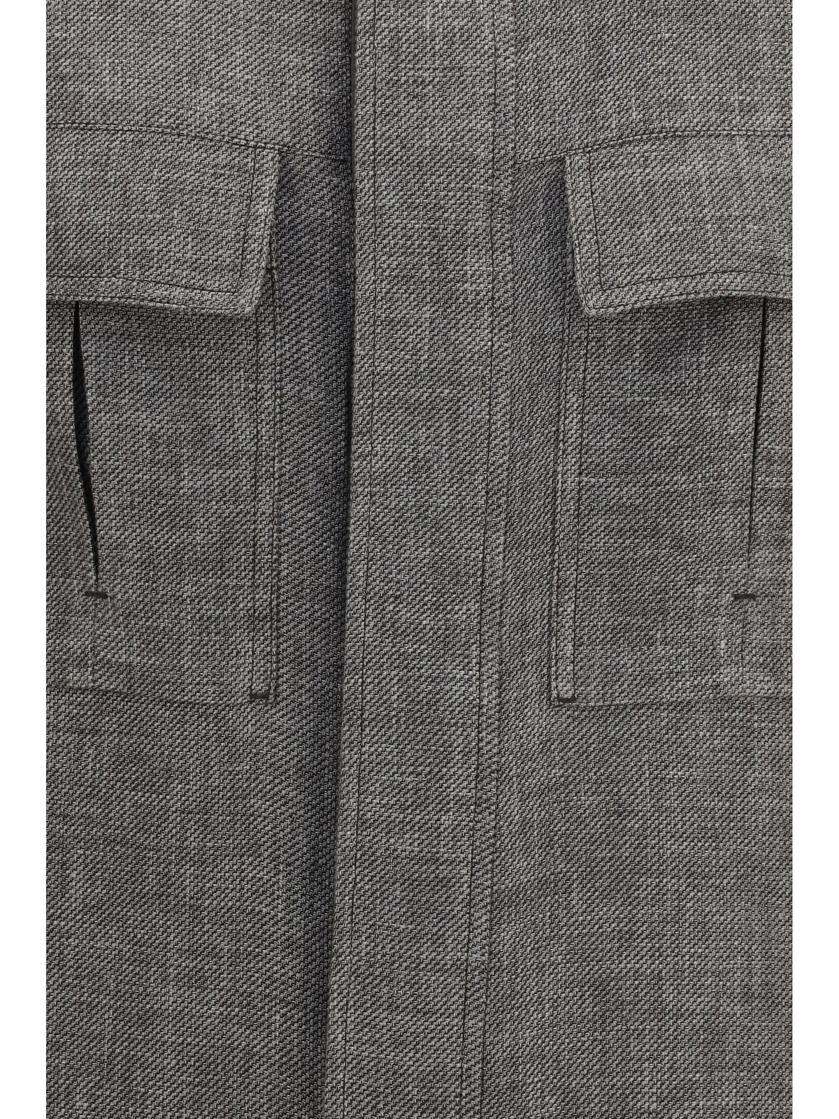 Zegna Men High-Collar Shirt Jacket ZEGNA