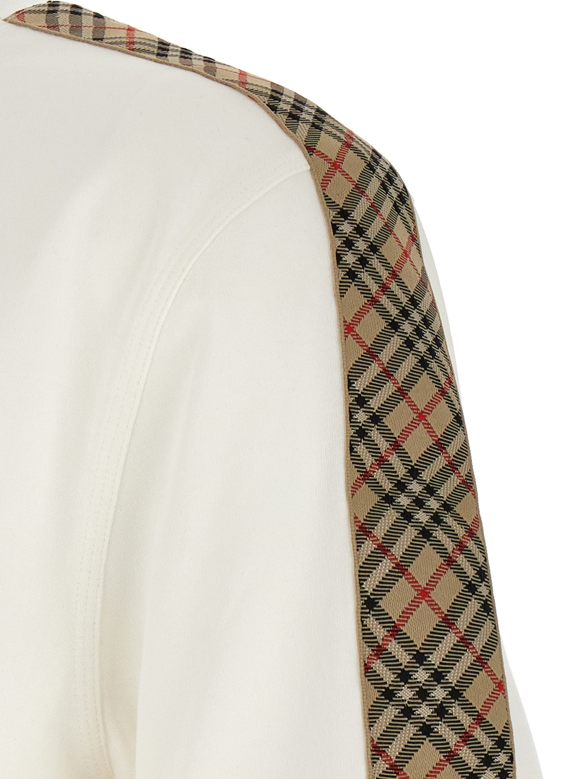 Burberry Men Check Tape T-Shirt BURBERRY