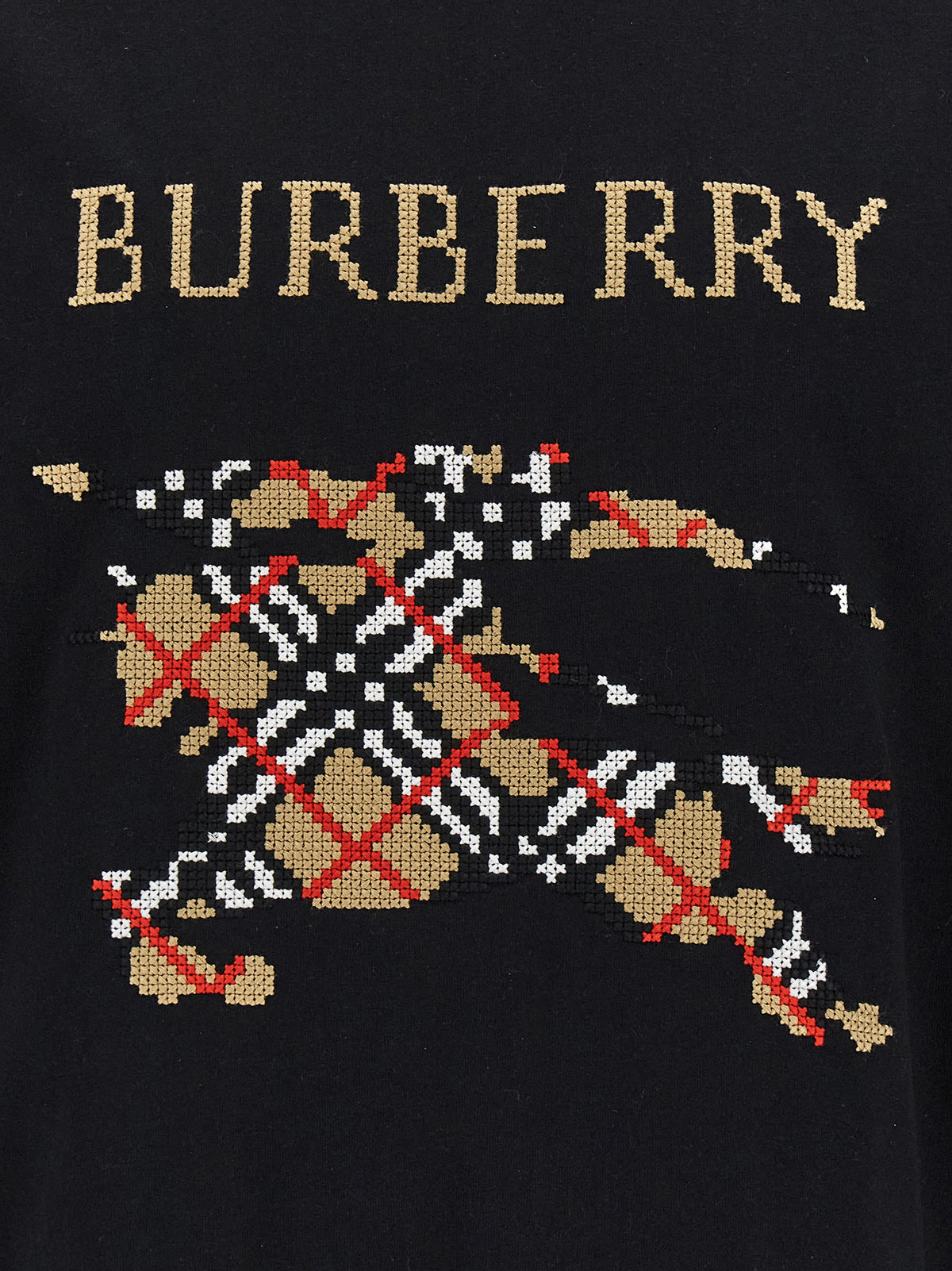 Burberry Men Cross Stitch T-Shirt BURBERRY