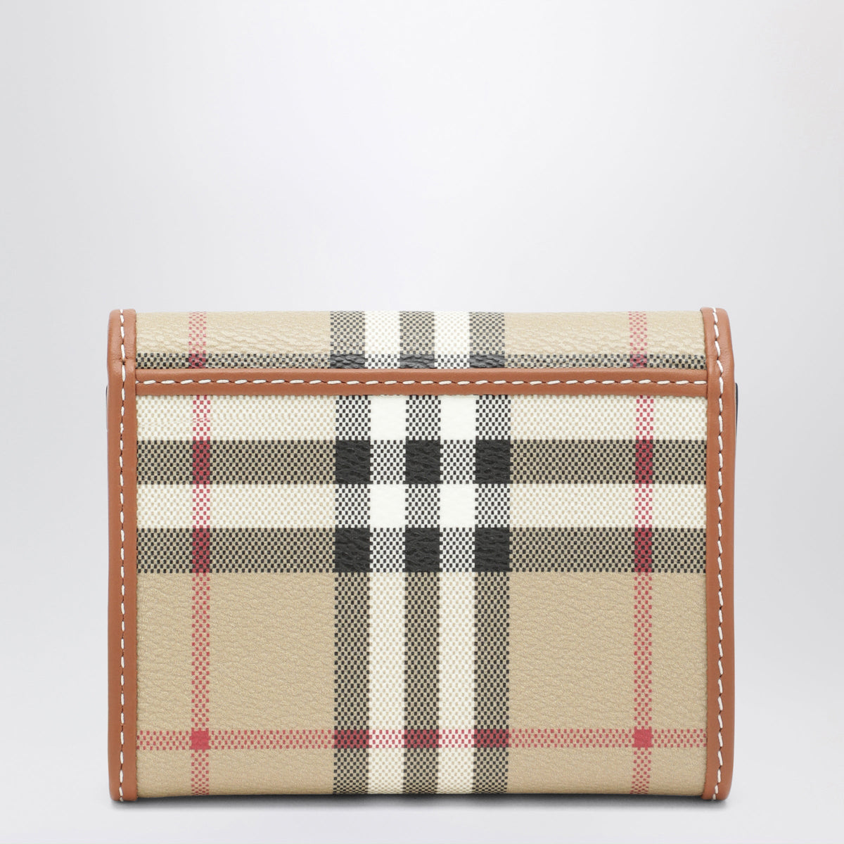 Burberry Beige Check Wallet Women BURBERRY