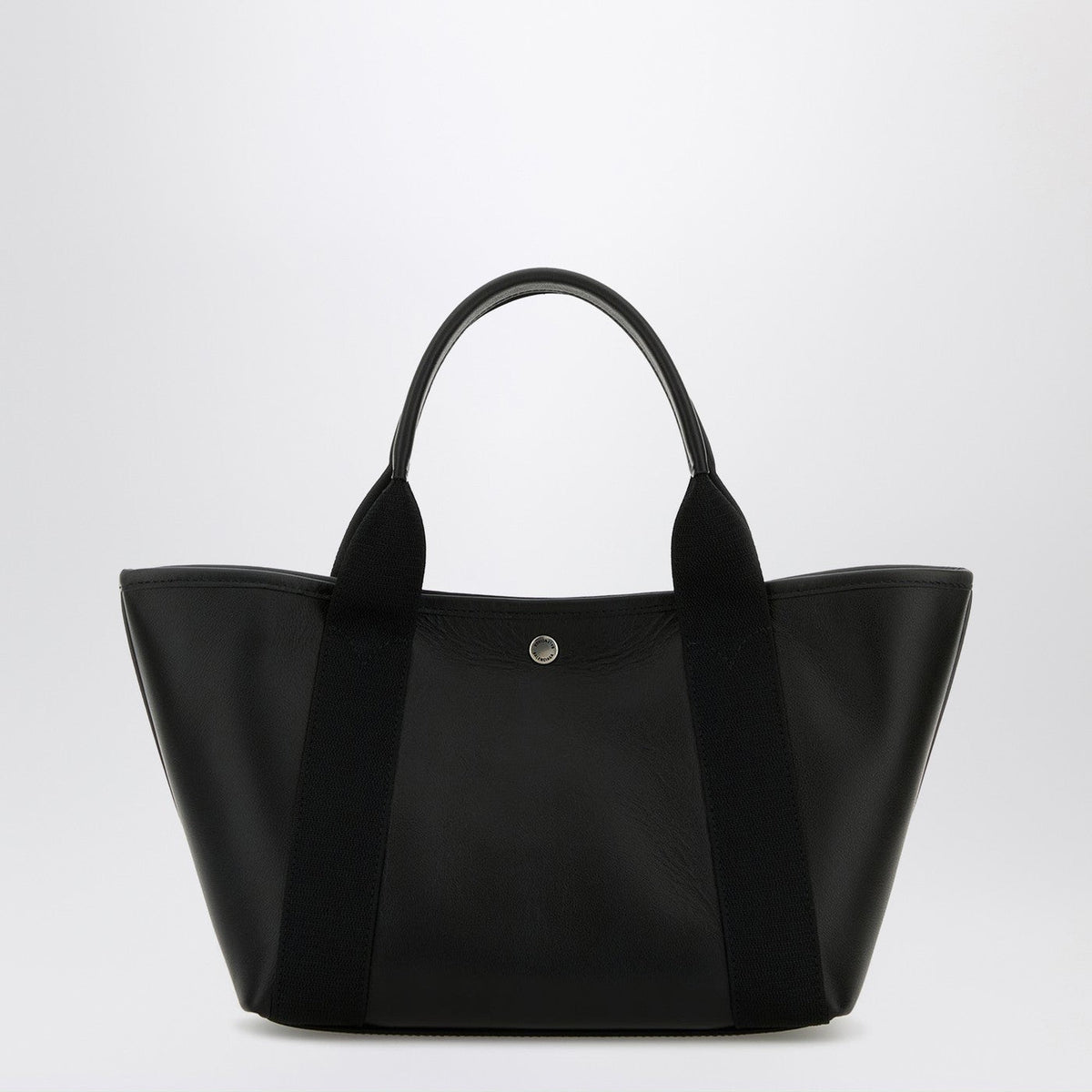 Balenciaga Biarritz Shopping Bag In Black Leather Women BALENCIAGA