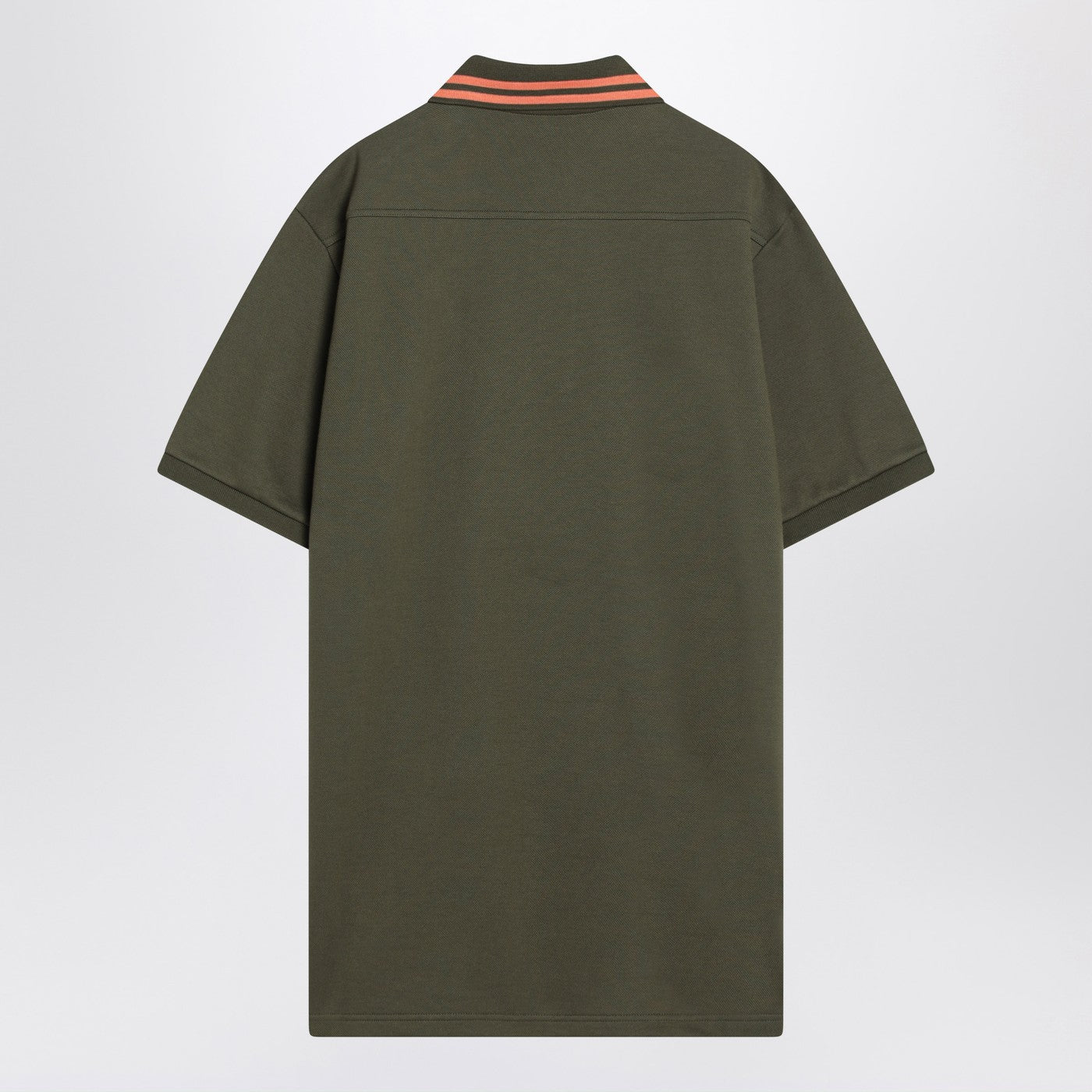 Gucci Moss Green Polo In Cotton Blend Men GUCCI