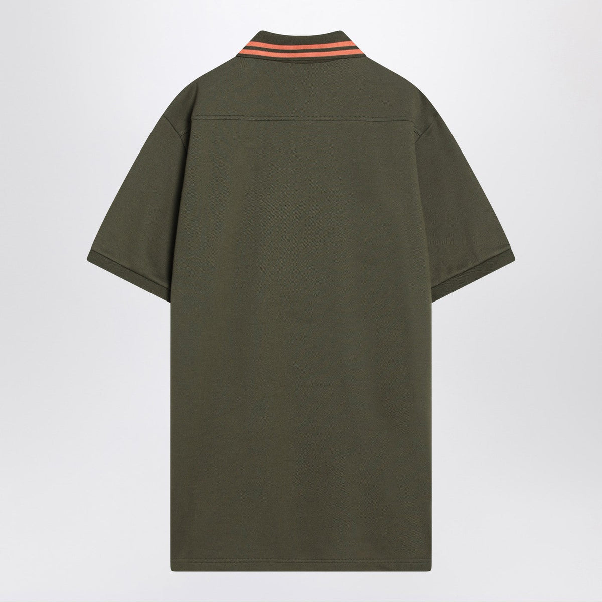 Gucci Moss Green Polo In Cotton Blend Men GUCCI