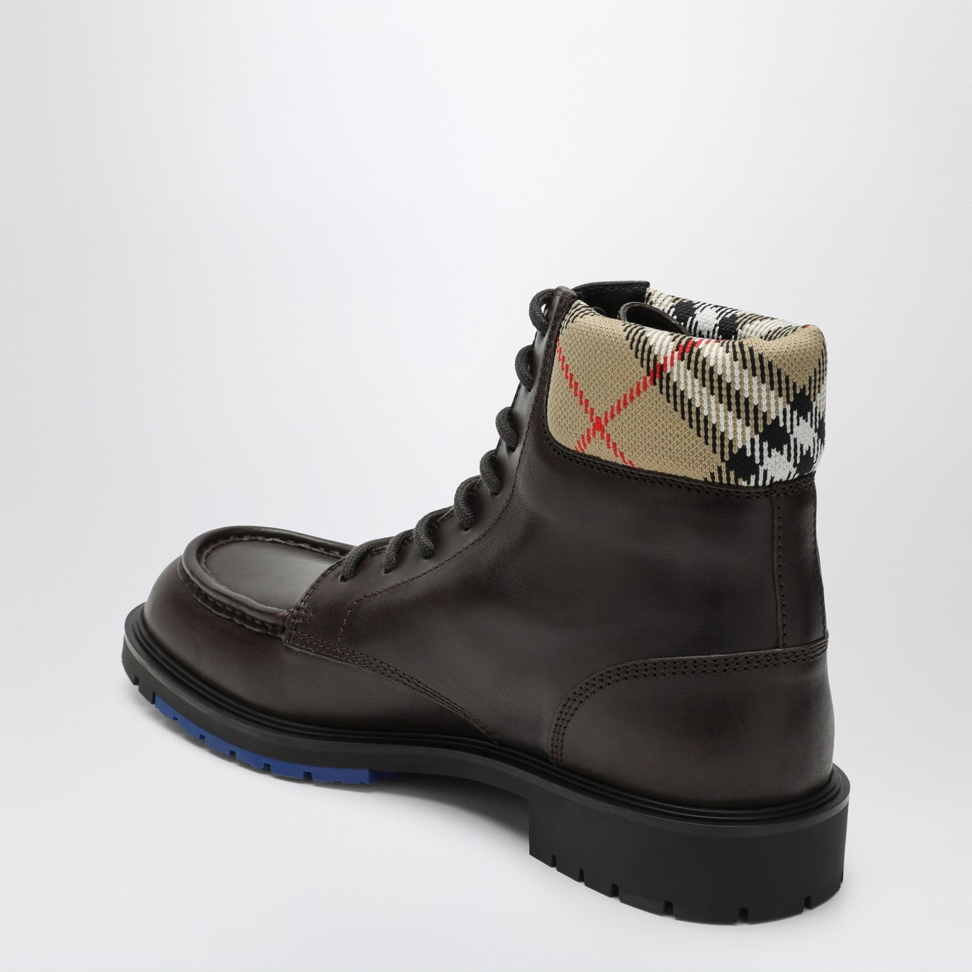 Burberry Brown Leather Amphibian Rogue Men BURBERRY