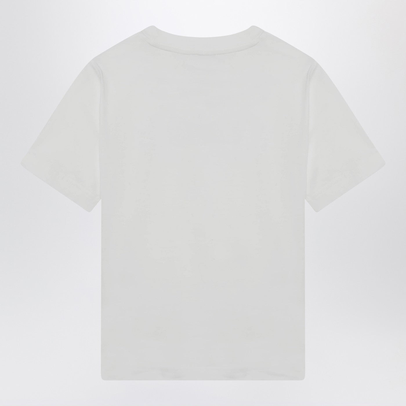 Burberry White T-Shirt With Embroidered Logo Women BURBERRY